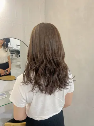 ロング ハイライト/レイヤー 木下翔太のヘアスタイル