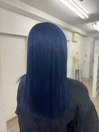 セミロング カラー 繭所属・こはる／ハードパーマ /癖毛風パーマ🧃のヘアスタイル