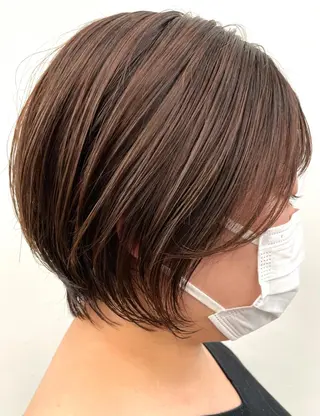 ショート カラー 笠原 健人のヘアスタイル
