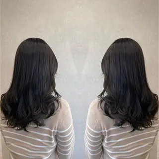 ロング カラー tocca 💜石田愛結💜のヘアスタイル