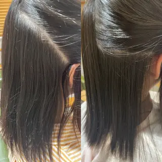 セミロング カラー 髪質改善/縮毛/新宿 🫧SUZUKA🫧のヘアスタイル