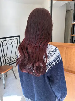 ロング カラー FERIA 緑地公園 🎀山口 ゆらら🎀のヘアスタイル