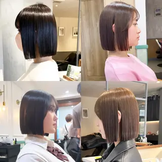 ショート ボブ/縮毛矯正/ 高嶋 優のヘアスタイル