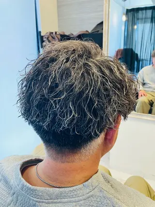 パーマ メンズ メンズ特化/パーマ/ フェードWATARUのヘアスタイル