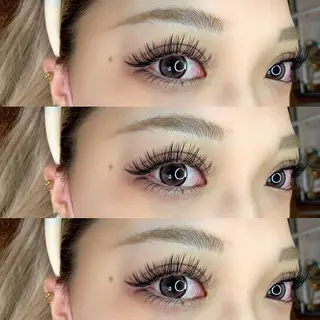 ロング カラー パーマ ヘアアレンジ メンズ キッズ ネイル マツエク・マツパ アイブロウ apopi's所属・真夜中のまつ毛 APOPI'Sのマツエク・マツパデザイン