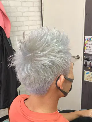 ショート カラー ヘアアレンジ メンズ Kimura Shinyaのヘアスタイル