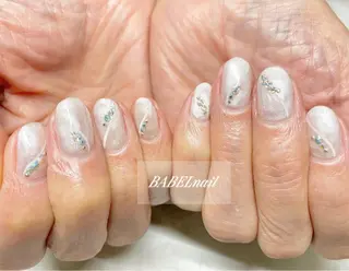 ネイル BABELバベル所属・江戸川橋✨BABEL 【バベル】大人可愛いのネイルデザイン