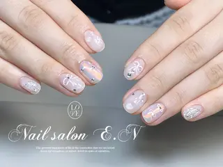 ネイル E.N🦋 長さ出し/持ち込みのネイルデザイン