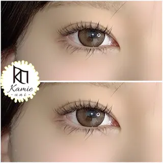 マツエク・マツパ Kamie-uni wakoのマツエク・マツパデザイン