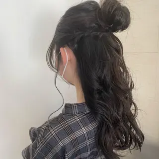 ロング あやめ【顔まわり/レ イヤー/柔らかカラ】のヘアスタイル