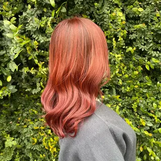 セミロング カラー NATSUKI😸 ‪✂︎‬南森町美容室のヘアスタイル