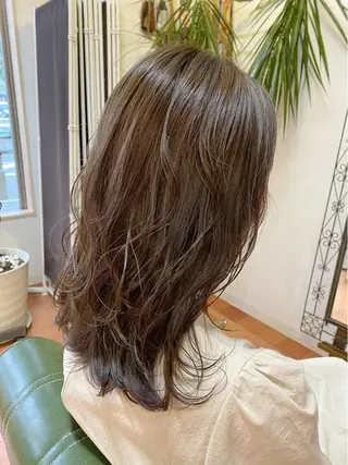 ロング カラー 石井 佑樹のヘアスタイル