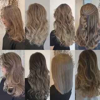 ロング カラー パーマ ヘアアレンジ メンズ ネイル マツエク・マツパ 美容室 ソンリエのヘアスタイル