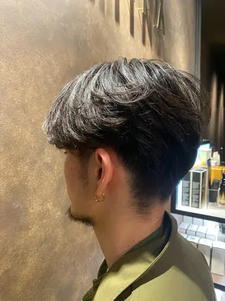 ショート パーマ メンズ 韓国ヘア/銀座/艶髪 /MINX/ウチダのヘアスタイル