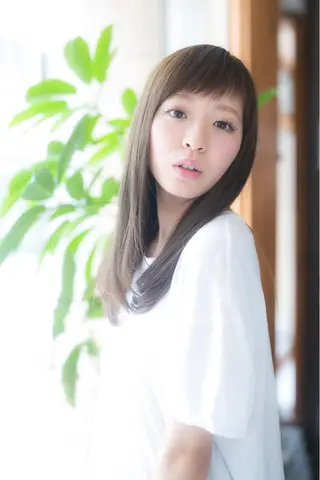 セミロング ロング カラー 平 一裕のヘアスタイル