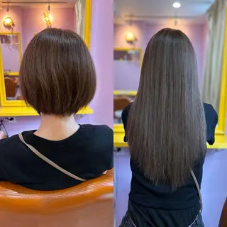 ショート チビ編み込みエクステ どぅ〜す/YUIのヘアスタイル