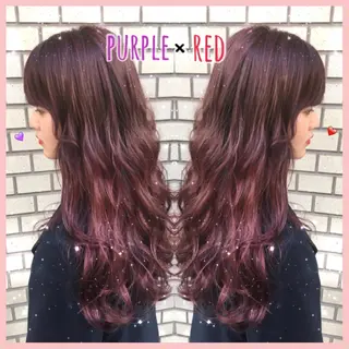 セミロング ロング カラー 韓国ヘア得意❤︎森澤 悠佳のヘアスタイル