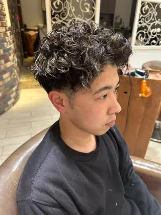 パーマ メンズ メンズパーマ特化🔥 ツイスパ/シャドウのヘアスタイル