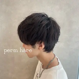 パーマ メンズ ダウンパーマ特化💎 ボブ・レイヤーりなのヘアスタイル