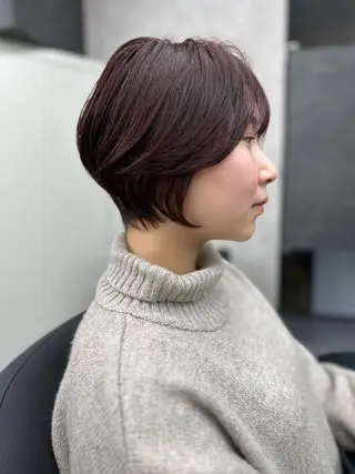 ショート カラー 似合わせスタイル 岡田勇哉のヘアスタイル