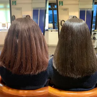 セミロング カラー パーマ 🌿‬ ܸAir 透明感🌱西村知佳のヘアスタイル