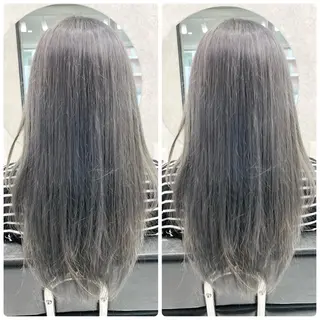 ロング 🦋ハイトーン🦋 石山 希理🦋のヘアスタイル