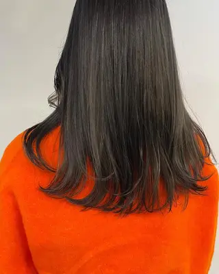 ロング カラー silo所属・silo MOKA 顔周りカット🦦のヘアスタイル