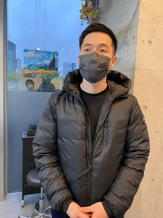 メンズ YinYang所属・川﨑 章弘のヘアスタイル