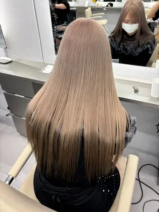 ロング カラー 名古屋／デザイン／ ブリーチ/松井亮磨のヘアスタイル