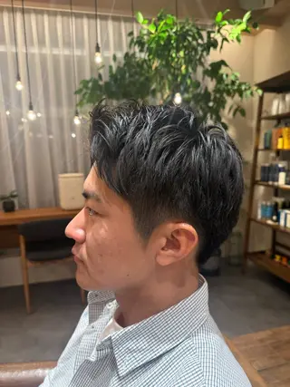 メンズ 韓国風/レイヤー/ 透明感カラー/みなみのヘアスタイル