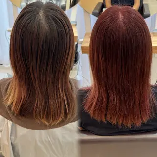 ミディアム Agu hair 粉河のヘアスタイル