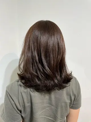 ミディアム 🐬脱白髪染めカラー 清水大世🐬のヘアスタイル