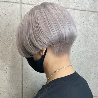 ショート カラー 奥山義進/大宮 /ダブルカラーのヘアスタイル