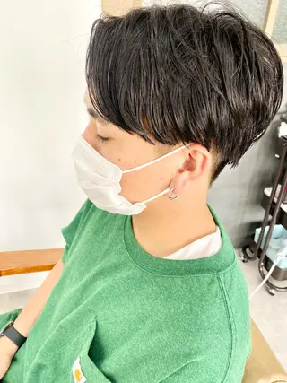 ショート パーマ メンズ ume所属・ひなの .のその他イメージ