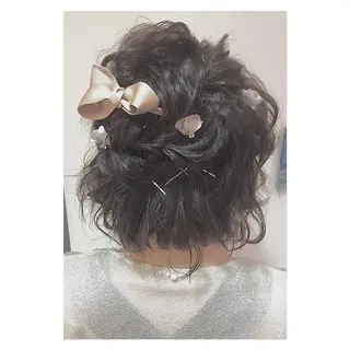 ショート カラー パーマ ヘアアレンジ 可愛いを作る神 ナオヒロのヘアスタイル