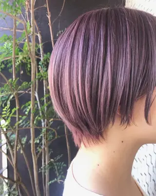 ショート 土田かほ/本日🈳 透明感カラー🍃のヘアスタイル