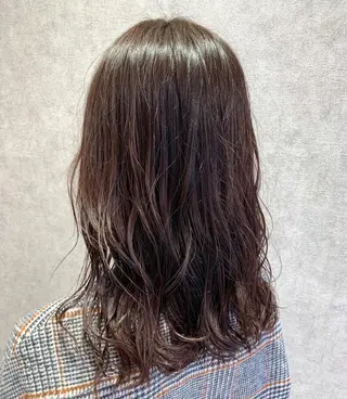 セミロング カラー ヘアアレンジ men’s salon NOA solte. 【メンズサロン ノアソルテ】所属・メンズパーマ職人 加藤 弘貴のヘアスタイル