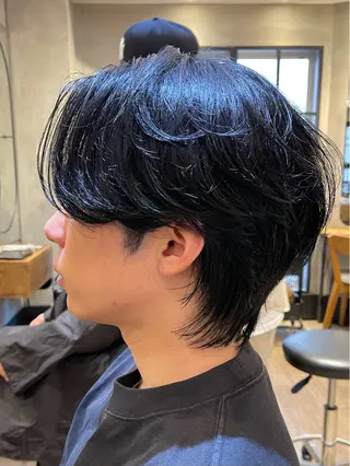 ショート パーマ メンズ lana hair  新宿髪質改善トリートメント新宿三丁目【ラナヘアー】所属・新宿メンズ専門 髪質改善パーマ特化のヘアスタイル