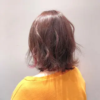 ミディアム 似合わせ艶髪カラー ❤️ハダユミのヘアスタイル