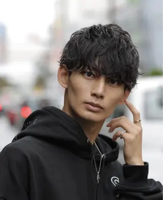 パーマ 海老澤 玲二のヘアスタイル