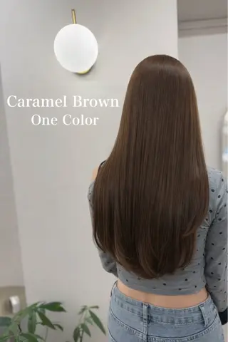 ロング カラー ヘアアレンジ ®️レイヤー/透明感 カラー/星野六三四のヘアスタイル