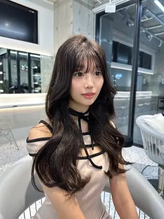 カラー 髪質改善×韓国ヘアサロン Role 博多【ロール】所属・yui🎀ブリーチ なしWカラー／博多のヘアスタイル