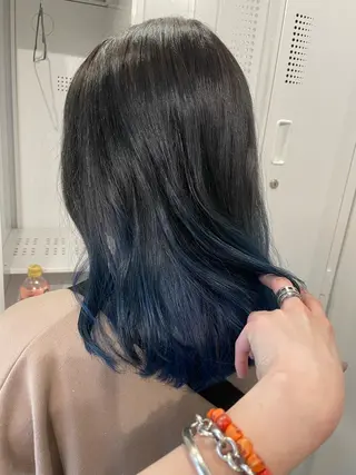 セミロング カラー 💘MICOTO藤沢 髪質改善ブリーチ💘のヘアスタイル