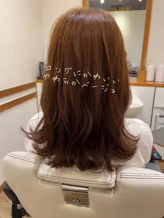 セミロング アザマ　ヤスカツ _rosso 川口のヘアスタイル