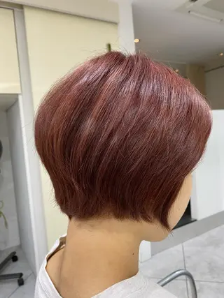 ショート カラー TORChe Hair Works所属・ハラユウタ 千歳船橋駅のヘアスタイル