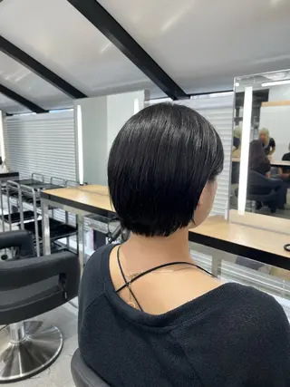 ショート モテヘア/グレージュ /ボブ/前原汐🎐のヘアスタイル