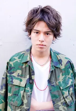 ショート カラー パーマ メンズ lana hair 新宿/髪質改善のヘアスタイル