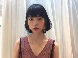 ミディアム パーマ 髪質改善満足度NO1 山下のヘアスタイル