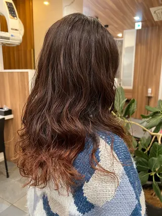 セミロング 村中 逸紀のヘアスタイル