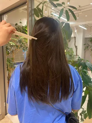 ロング カラー ベージュ/アレンジ /横浜/杉本千夏のヘアスタイル